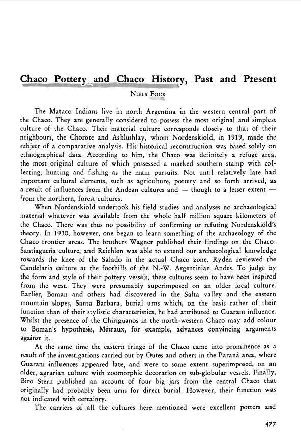 Chaco pottery and Chaco history, past and present /