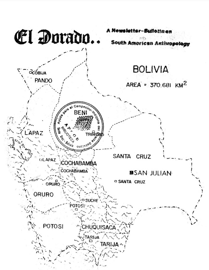 San Julian : Bolivia's newest experiment in colonization /